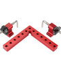 VEIKO 2 Set Woodworking Precision Clamping Square L-Shaped Auxiliary Fixture Splicing Board Carpenter Square Ruler Woodworking Tool
