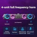 Havit M19 Computer Speaker bluetooth Soundbar Dual 52mm Speakers Dual Bass Diaphragm RGB Light 3.5mm Wired Knob-type Desktop Speaker USB Power Supply