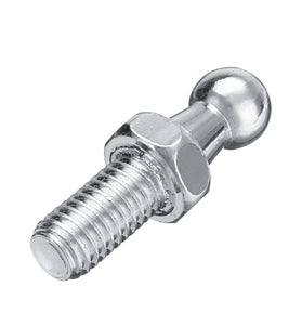 Universal Silver 2pcs Boot Bonnet Gas Strut End Fitting 10mm M8 Ball Pin Joint Valve Spring