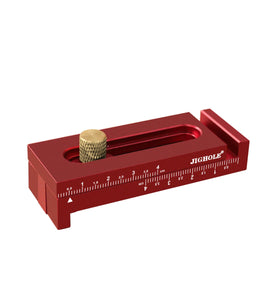 Aluminum Alloy Depth Gauge 5-40mm Gaps Gauge Woodworking Saw Gap Measuring Tool for Cutting Slotting Precision Metal Construction