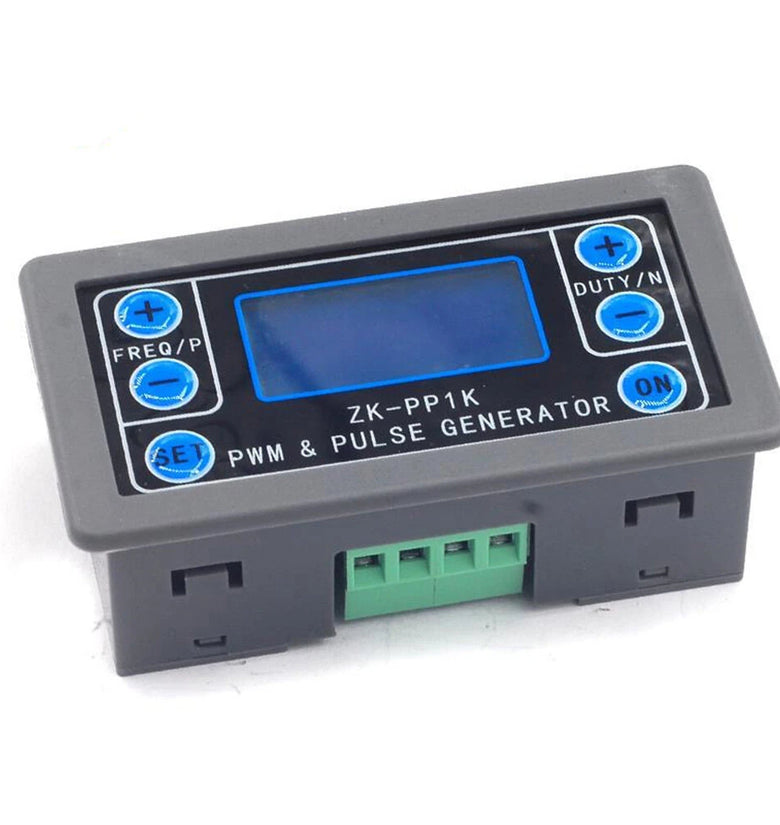 LCD Digital PWM Signal Generator Pulse Frequency Duty Cycle Adjustable 1Hz-150KHz Square Rectangular Wave 3.3V-30V Anti-Reverse Protection