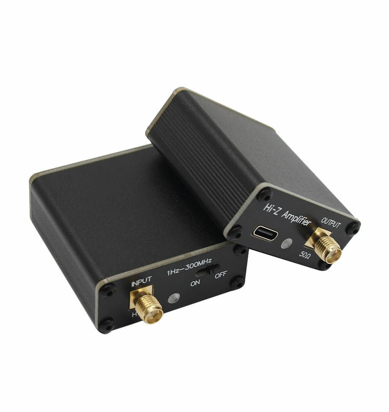 High Impedance Amplifier for SDR Walkie Talkie Small Loop Antenna HackRF One Donut Antenna