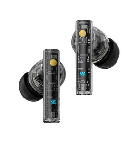 KZ-Carol TWS Bluetooth Headset Wireless ANC Earphone 6-Mic Hybrids Active Noise Cancellation AI Call Noise Reduction Super-Linear Wideband Inner Magnetic Driver 42H Battery Life 55ms Low Latency In-ear Sports Headphones