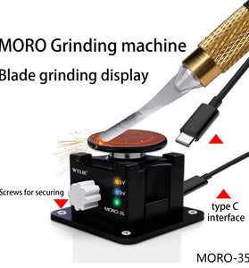 MORO-35 Grinding Master Polishing Machine 10000RPM Type-C USB Dual Voltage 5V 9V Multi-Material Compatible for Metal Wood Plastic Jade Repair Tools