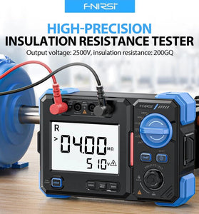 FNIRSI MRT1050 Insulation Resistance Tester AC DC Voltage Meter 100V to 1000V High Accuracy Portable Electrical Testing