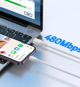 Baseus Ultra-Fast Series PD20W Type-C to iP Cable PD Fast Charging Data Transmission Reinforced Copper Core Line 1M Long for iPhone 6-14 Series