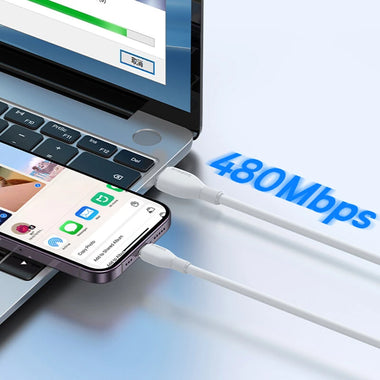 Baseus Ultra-Fast Series PD20W Type-C to iP Cable PD Fast Charging Data Transmission Reinforced Copper Core Line 1M Long for iPhone 6-14 Series