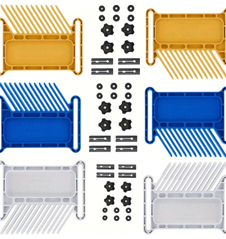 2PCS Universal Featherboards With Miter Slots Reduce Kickback Woodworking Tools for Tables Saws / Router Tables / Band Saws