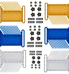 2PCS Universal Featherboards With Miter Slots Reduce Kickback Woodworking Tools for Tables Saws / Router Tables / Band Saws