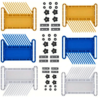 2PCS Universal Featherboards With Miter Slots Reduce Kickback Woodworking Tools for Tables Saws / Router Tables / Band Saws