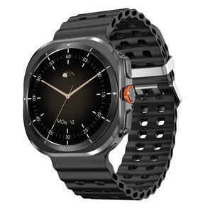 DT NO.I DT Watch Ultra 1.5inch HD Screen Built-in 4GB Memory 1000+ Songs ChatGPT/Recorder/NFC/Compass bluetooth Call Heart Rate Blood Oxygen Monitor Sleep Monitoring Multi-sport Modes Music Playback IP68 Waterproof Smart Watch