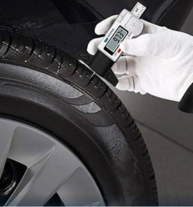 ETOPOO Digital Car Tyre Tire Tread Depth Gauge Meter Auto Tire Wear Detection Measuring Tool Caliper Thickness Gauges Monitoring System