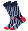 5 Pairs Fashion Colorful Men's Business Dress Socks High Quality Stripe Dots Anchor Large Size Men Cotton Socks Soft Breathable Elastic Long Socks