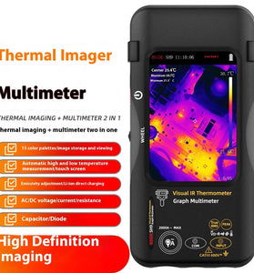 Upgrade BSIDE SH9 SH9A Visual Thermal Imager Multimeter With macro lens ISR 320  428 Pixels Thermal Imaging Camera 3.98-inch TFT touchscreen Rechargeable Battery
