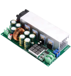 DC-DC 600W Voltage Regulator 12V-75V to 5V/19V/21V/24V/48V Adjustable Step Down Converter High Efficiency Supply Module with Digital Display