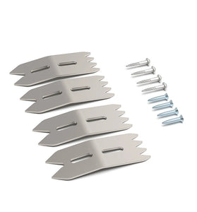 4Pcs Woodworking Limit Clamp Set Aluminum Alloy Wood Fixing Clamp with Accurate Positioning for Various Woodworking Projects