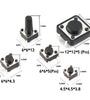 125pcs/Lot Touch Switch/Micro Switch /Push Buttons Switches 25 Types Assorted Kit 2*4/3*6/4*4/6*6 for DIY Tool Package