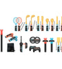 TNS-5113 Switch2 Sports 24-in-1 Motion Controller Kit for Nintendo Switch Joy-Con with Tennis Racket Fishing Rod Gun Grip Leg Strap VR Accessories Family Game Set