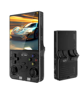 R39 MAX 128G Handheld Game Console 4-Inch HD Screen RK3326 30+ Emulators 40000+ Games for PSP NDS GBA 3500mAh Battery Arcade Retro Gaming Console Open-source Linux System