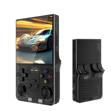 R39 MAX 128G Handheld Game Console 4-Inch HD Screen RK3326 30+ Emulators 40000+ Games for PSP NDS GBA 3500mAh Battery Arcade Retro Gaming Console Open-source Linux System