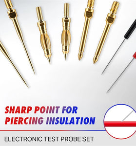 8018plus Multimeter Test Leads Kit Gold Plated Interchangeable Probe Heads Electrical Alligator Clips Multimeter Accessories