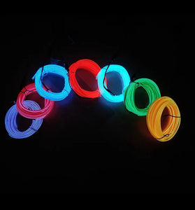 5M USB Car Atmosphere Light LED Light Bar Atmosphere Light Line Car Interior LED Decorative Lamp EL Wiring Neon Strip DIY Flexible Ambient Light USB Party Atmosphere