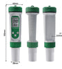 6-in-1 PH Water Quality Detection EC TDS PH SALT S.G TEMP Multi-function Water Source Measurement Pen