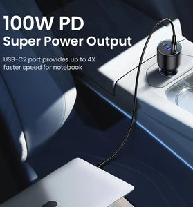 UGREEN CD293 PD130W 3-Port USB PD Charger USB-A+2USB-C PD3.0 QC3.0 Support AFC FCP APPLE5V2.4A BC1.2 Fast Charging for iPhone 17 17Pro 16 Pro Max 15 14 for Huawei Mate XTs for OPPO