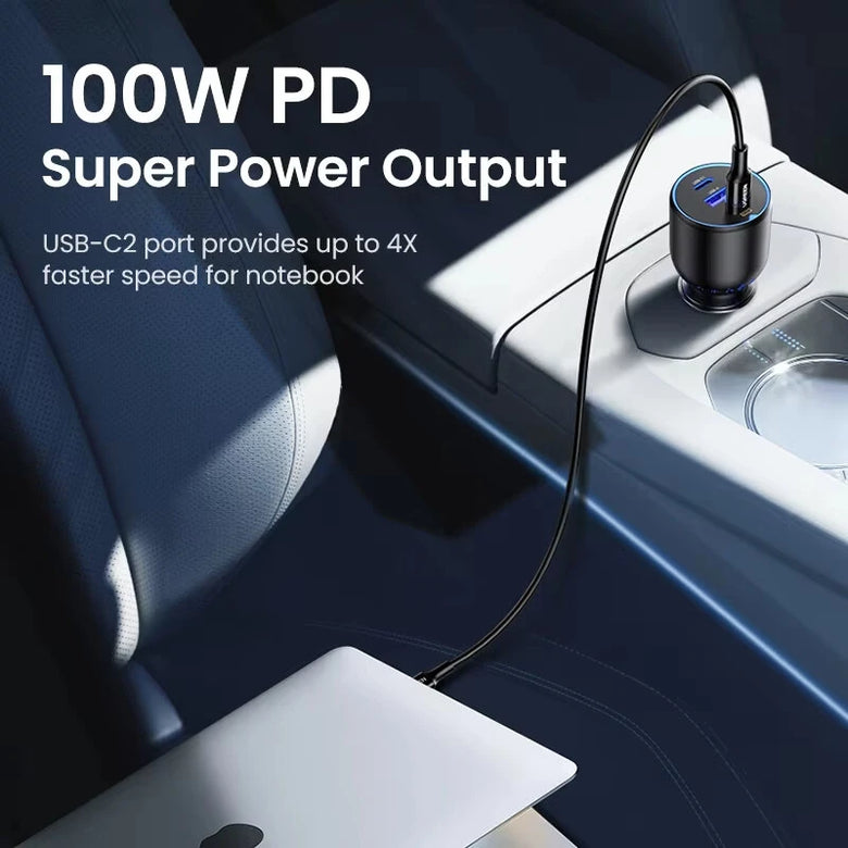 UGREEN CD293 PD130W 3-Port USB PD Charger USB-A+2USB-C PD3.0 QC3.0 Support AFC FCP APPLE5V2.4A BC1.2 Fast Charging for iPhone 17 17Pro 16 Pro Max 15 14 for Huawei Mate XTs for OPPO