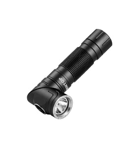 Lumintop L1 Rotating Flashlight 900 Lumen 126 Meters L Flashlight 90 Degree Change 14500 Flashlight with Magnetic Tail Camping Flashlight Torch