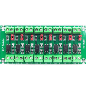 8-way Photoelectric Isolation Module Voltage Isolation Board Control Transfer Drive Board 817 Optocoupler Module