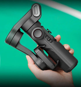 AOCHUAN Smart XE Smartphone Stabilizer Intelligent AI Facial Tracking 3-Axis Handheld Gimbal Foldable Smartphone Cellphone Video Record Vlog PTZ Stabilizer for Phone