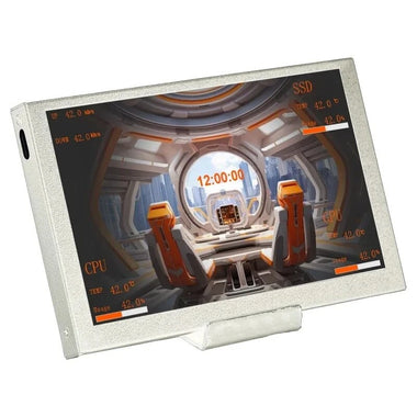 5 Inch IPS Screen USB Type-C LCD Display 800x480 Resolution Multi-Theme PC Hardware Monitor Horizontal Vertical Rotation Energy Efficient