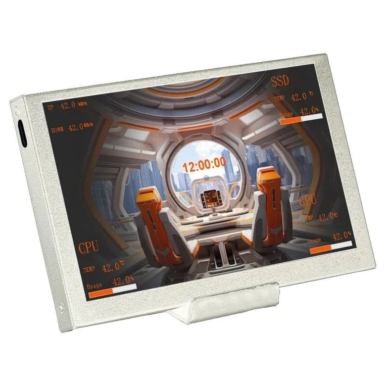 5 Inch IPS Screen USB Type-C LCD Display 800x480 Resolution Multi-Theme PC Hardware Monitor Horizontal Vertical Rotation Energy Efficient