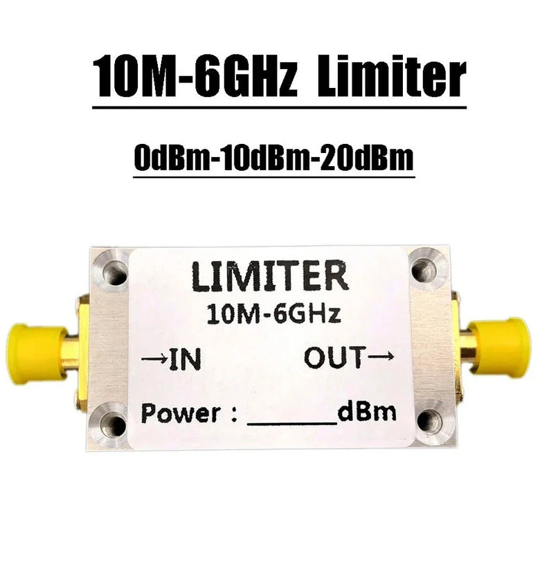PIN Diode SMA RF Limiter 10M-6GHz 10dBm 20dBm 0dBm with CNC Housing