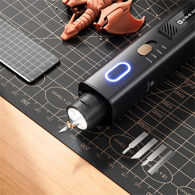 Jakemy JM-Y10 PRO Ultrasonic Cutter and Polisher 35W 40kHz Precision Cutting Dual Function Jakemy Z-26 Rotatable Cutting Support Stand Safety Design for Metal Wood Plastic Crafts