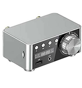 bluetooth Digital Power Amplifier D-Class Mini Amplifier HiFi Sound MP3 Player Lossless Player Mini Audio Hifi Bluetooth 5.0 Power Class D Amplifier Tpa3116 Digital Amp 50Wx2 Home Audio Car Marine USB/AUX IN