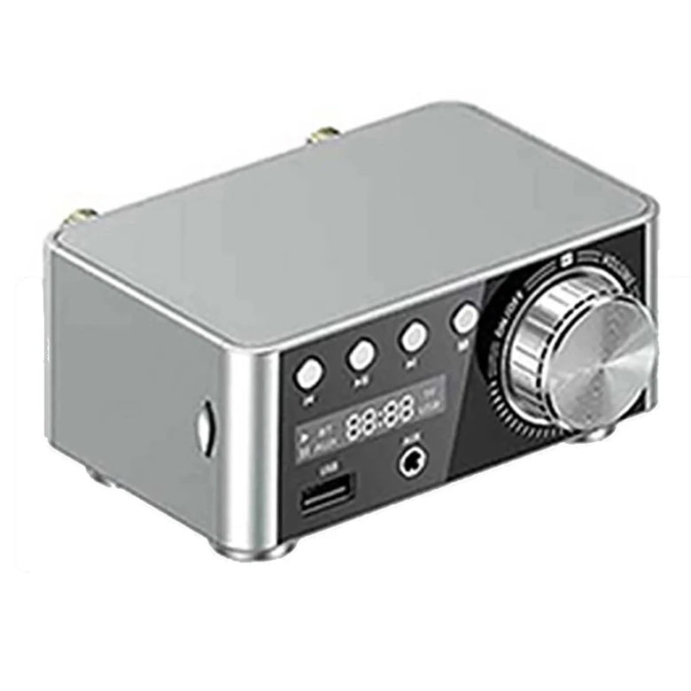 bluetooth Digital Power Amplifier D-Class Mini Amplifier HiFi Sound MP3 Player Lossless Player Mini Audio Hifi Bluetooth 5.0 Power Class D Amplifier Tpa3116 Digital Amp 50Wx2 Home Audio Car Marine USB/AUX IN