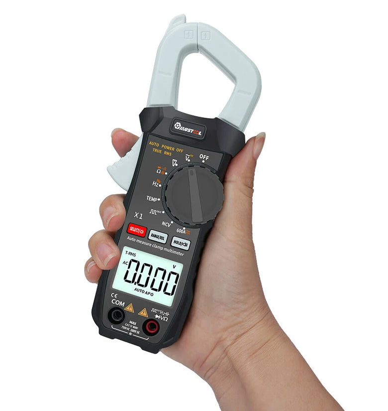 MUSTOOL X1 Pocket 6000 Counts True RMS Clamp Meter AC/DC Voltage&Current Digital Multimeter Automatic Digital Meter With Square Wave Output /V/A/Diode/Frequency/Continuity Test