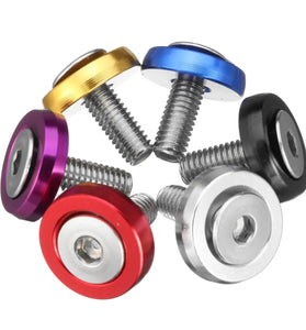 20pcs CNC Aluminum Bumper Fender Washer Bolt Engine Bay Dress Up Kit M6x15mm