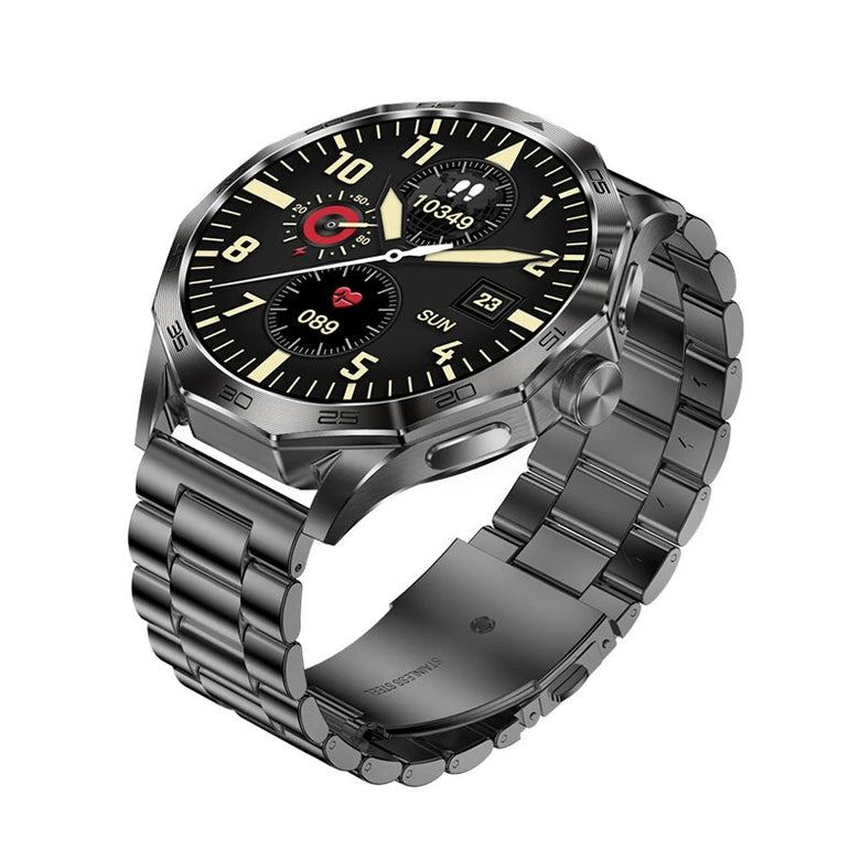 DA03 1.85inch HD Screen Massive Battery bluetooth Call Heart Rate Blood Pressure Blood Oxygen Monitor Sleep Monitoring Multi-sport Modes Music Playback IP67 Waterproof Smart Watch