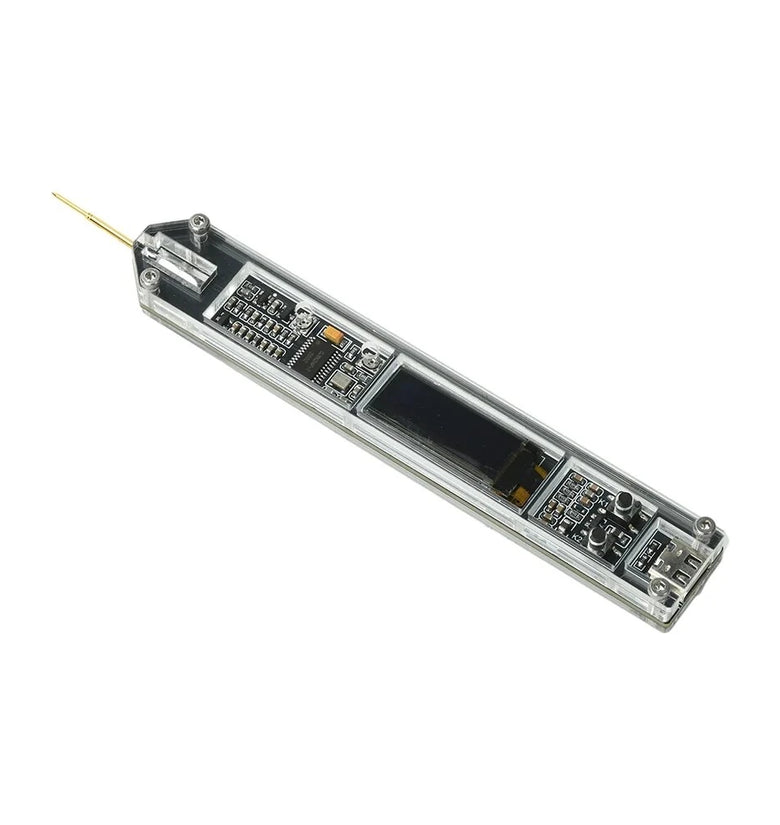 Frequency Counter Meter PLJ-091OLED-L1 High Precision 100MHz TCXO Portable Crystal Tester for MCU Radio Communication Lab Equipment Measurement with OLED Display