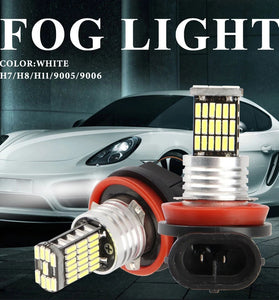 H4 H7 H8/H11 9005 9006 Pair High Brightness LED Fog Lights LED Chip 45MD Lens 12V Car Lamp Driver Car Lamp Super Bright