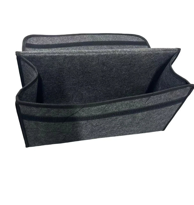 Car Trunk Organizer Storage Bag Anti Slip Compartment Boot Storage Organizer Tool  Storage Bag Trunk Organizer Soft Felt Storage Box