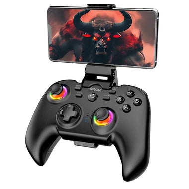 IPEGA PG-9115 RGB Wireless bluetooth Game Controller with Dual Motor Vibration Turbo Function for Android/iOS/Switch/PC/PS3/PS4