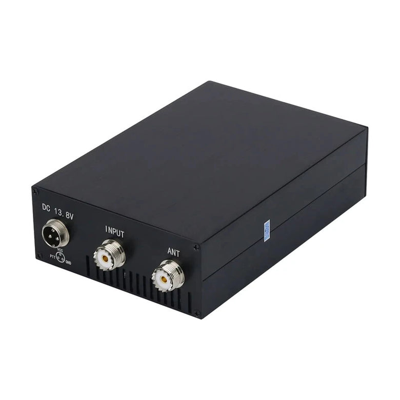 XDT-PA100X 100W Shortwave Power Amplifier 100W Output 1.8MHz to 30MHz Low Pass Filter High Efficiency RF Booster 50ohm Impedance