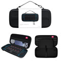JYS JYS-NS2282 Switch2 Carrying Case EVA Shockproof Water-Resistant 10 Game Card Slots 1680D Oxford Fabric Portable Handheld Storage Bag