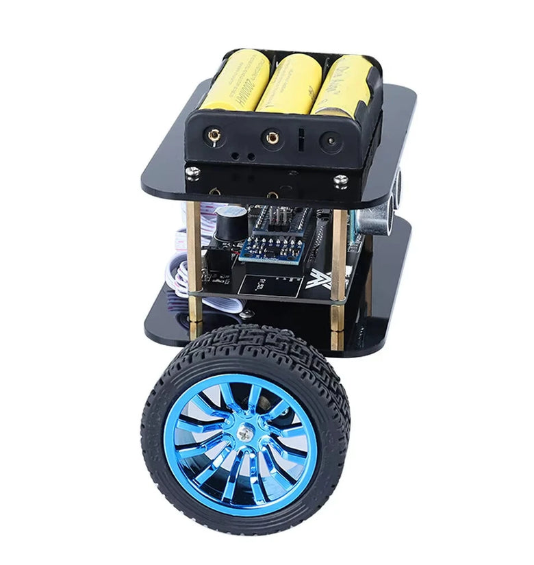 TSCINBUNY Two Wheels 2WD Pbot 3.0 Self-Balancing Smart Robot Kit for Arduino Programming Ultrasonic Obstacle Avoidance bluetooth Control
