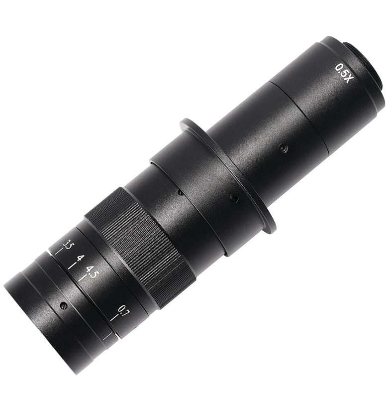 130X 180X 300X Industrial Adjustable Monocular Zoom CS C mount Lens HDMI-compatible Video Microscope Camera