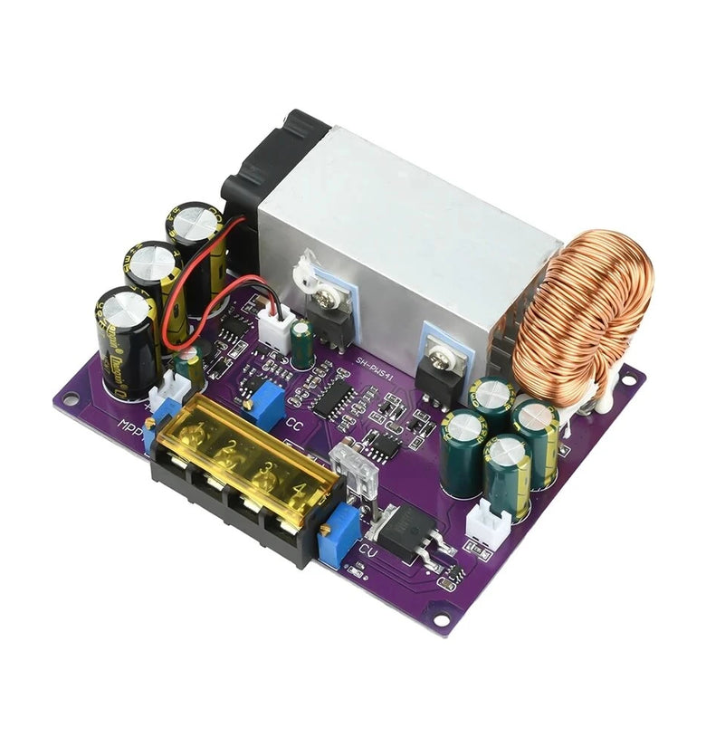800W Adjustable Buck Module MPPT Solar Charge Controller DC18-90V Input DC2-60V Output Lithium Battery Charging Solar Panel System